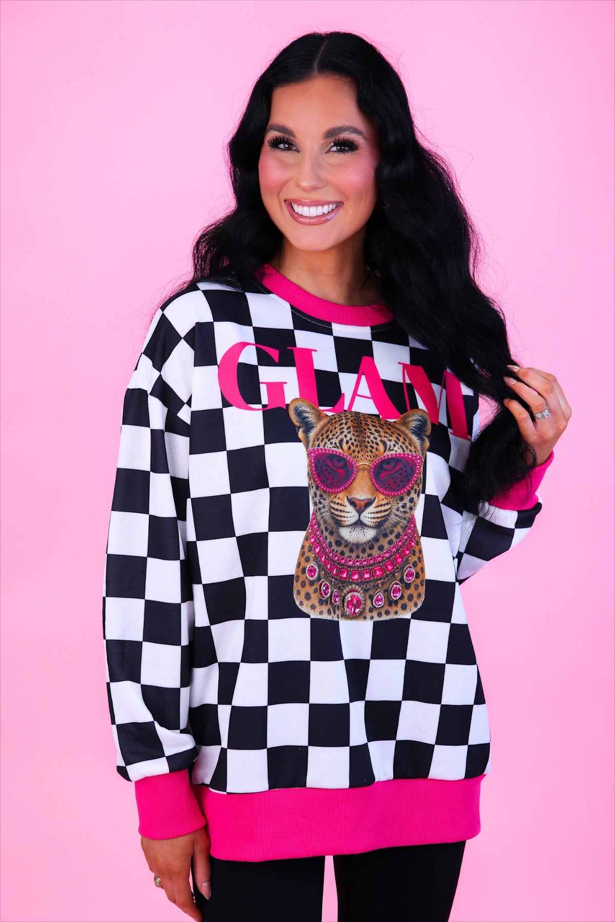 PREORDER: Pretty Wild Pullover / Glam Leopard by Jess Lea (ETA: November)