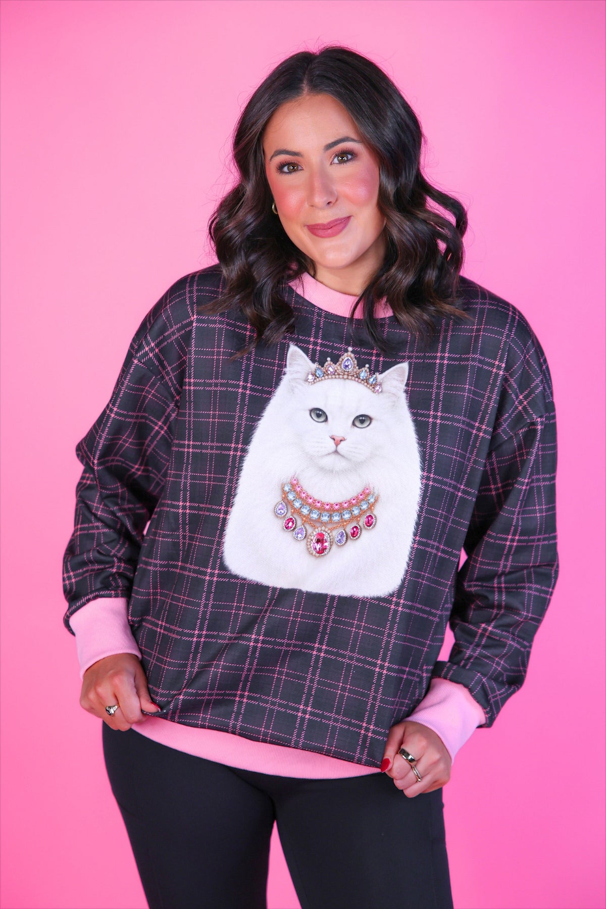 PREORDER: Pretty Wild Pullover / Jeweled Kitty by Jess Lea (ETA: November)