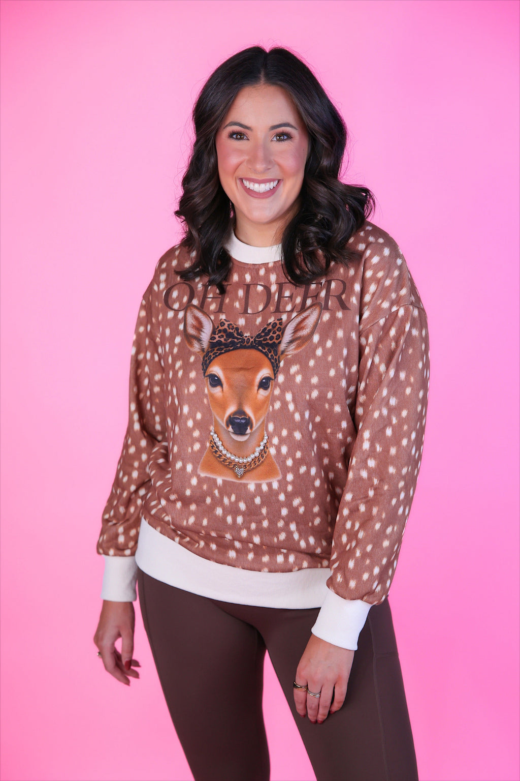 PREORDER: Pretty Wild Pullover / Oh Deer by Jess Lea (ETA: November)