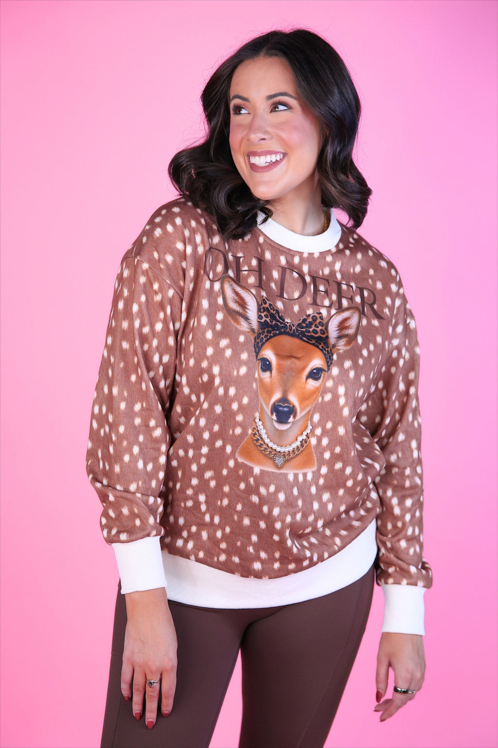 PREORDER: Pretty Wild Pullover / Oh Deer by Jess Lea (ETA: November)