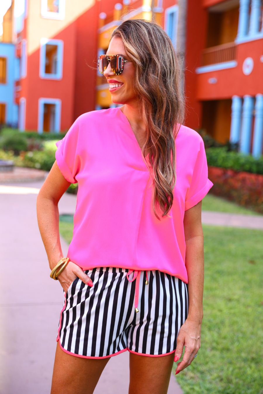 Rosemary Stripes Everyday Shorts by Jess Lea - BFF Here