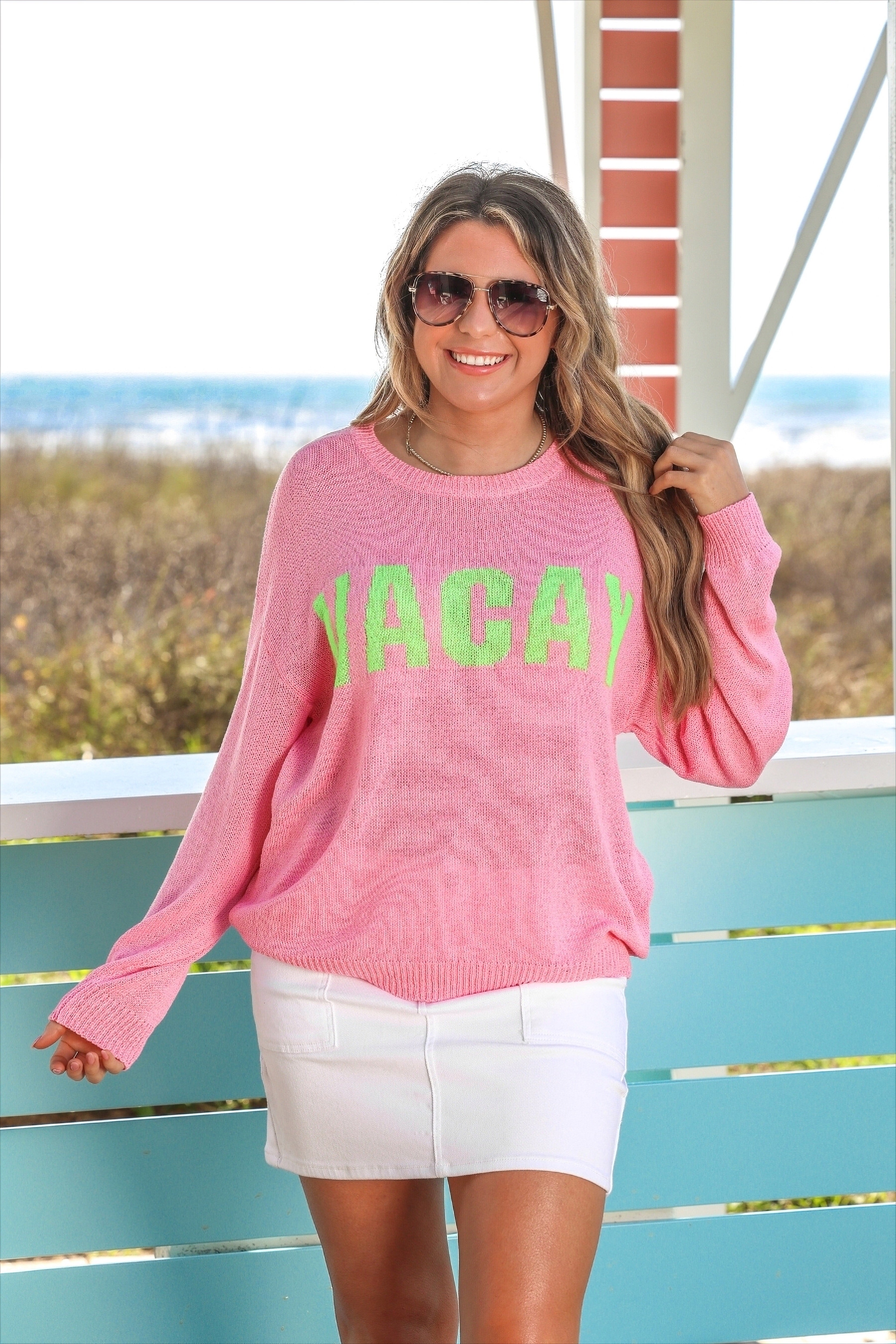 PREORDER: Sunrise Lightweight Sweater / Vacay by Jess Lea - BFF Here