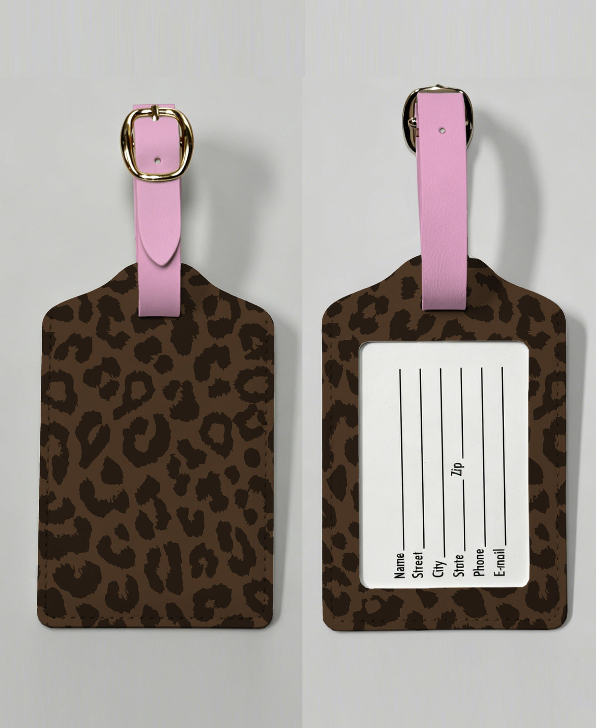 PREORDER: Jet Set Luggage Tag / Coco Leopard by Jess Lea (ETA: November)