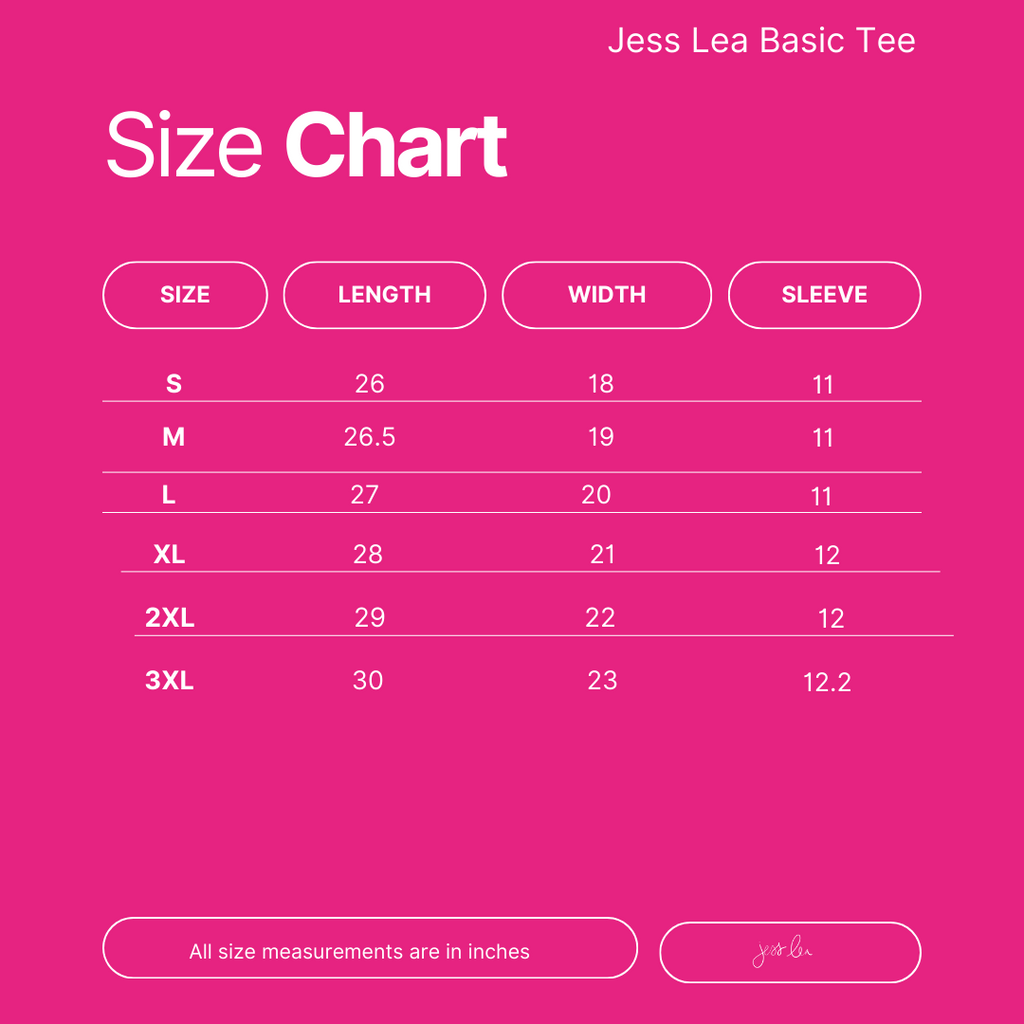 PREORDER- Jess Lea Basic Tee / White by Jess Lea - BFF Here
