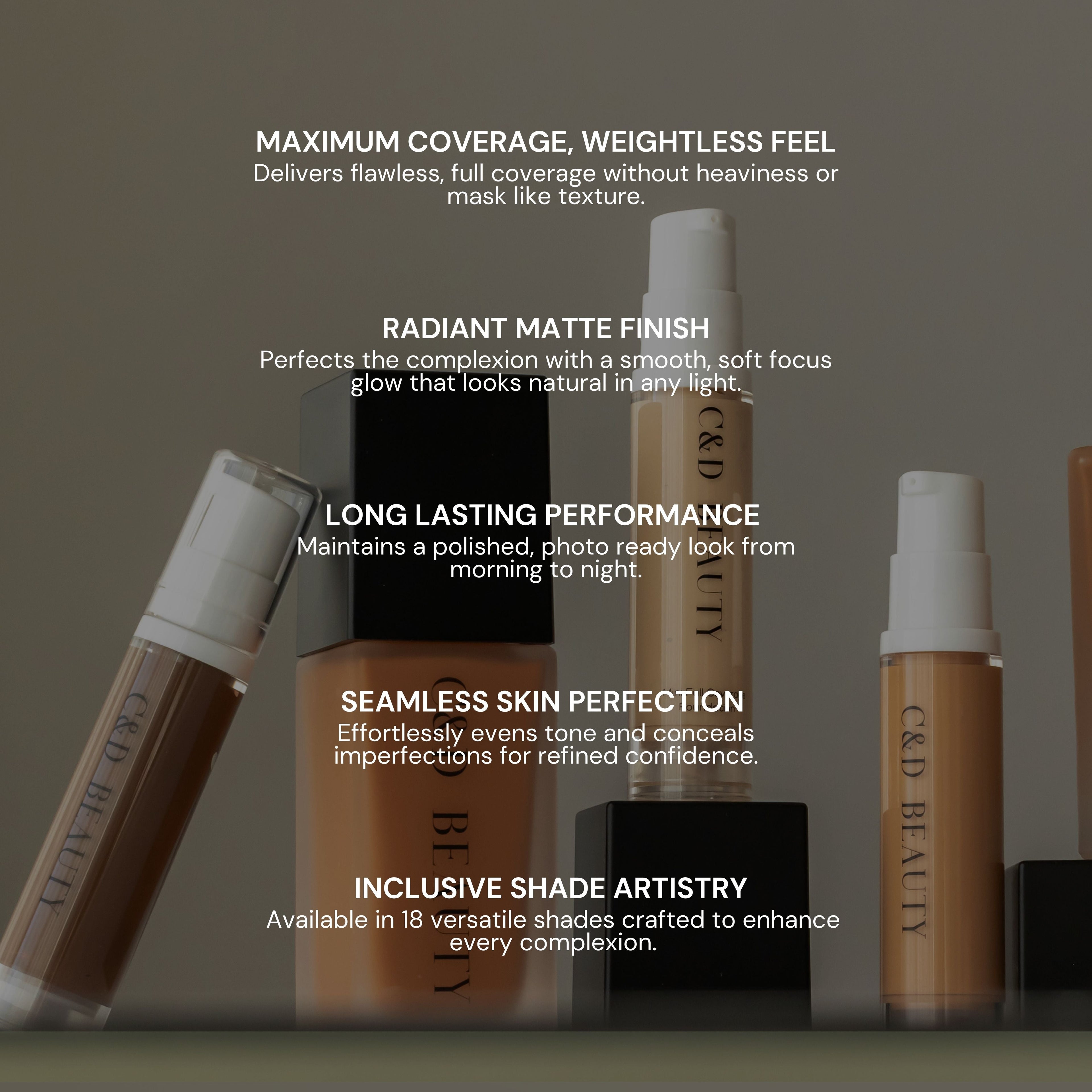 Mini Full Coverage Foundation by C & D Beauty (ARRAY) — Ships 2-3 weeks - BFF Here