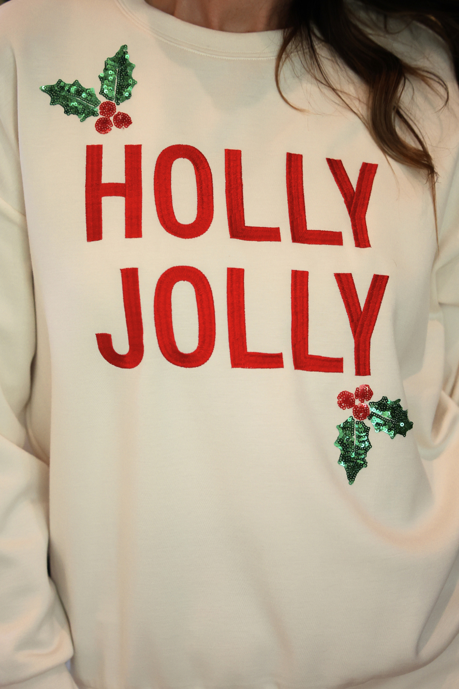 PREORDER: Holly Jolly Holiday Luxe Pullover by Jess Lea (ETA September)