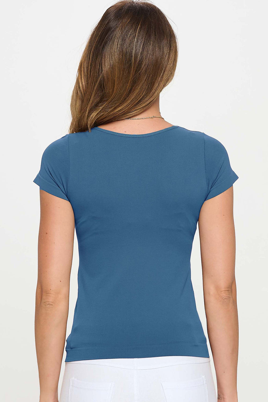 Stormy Blue Workout Tee by Yelete/ Array (Ships 2-3 weeks) - BFF Here