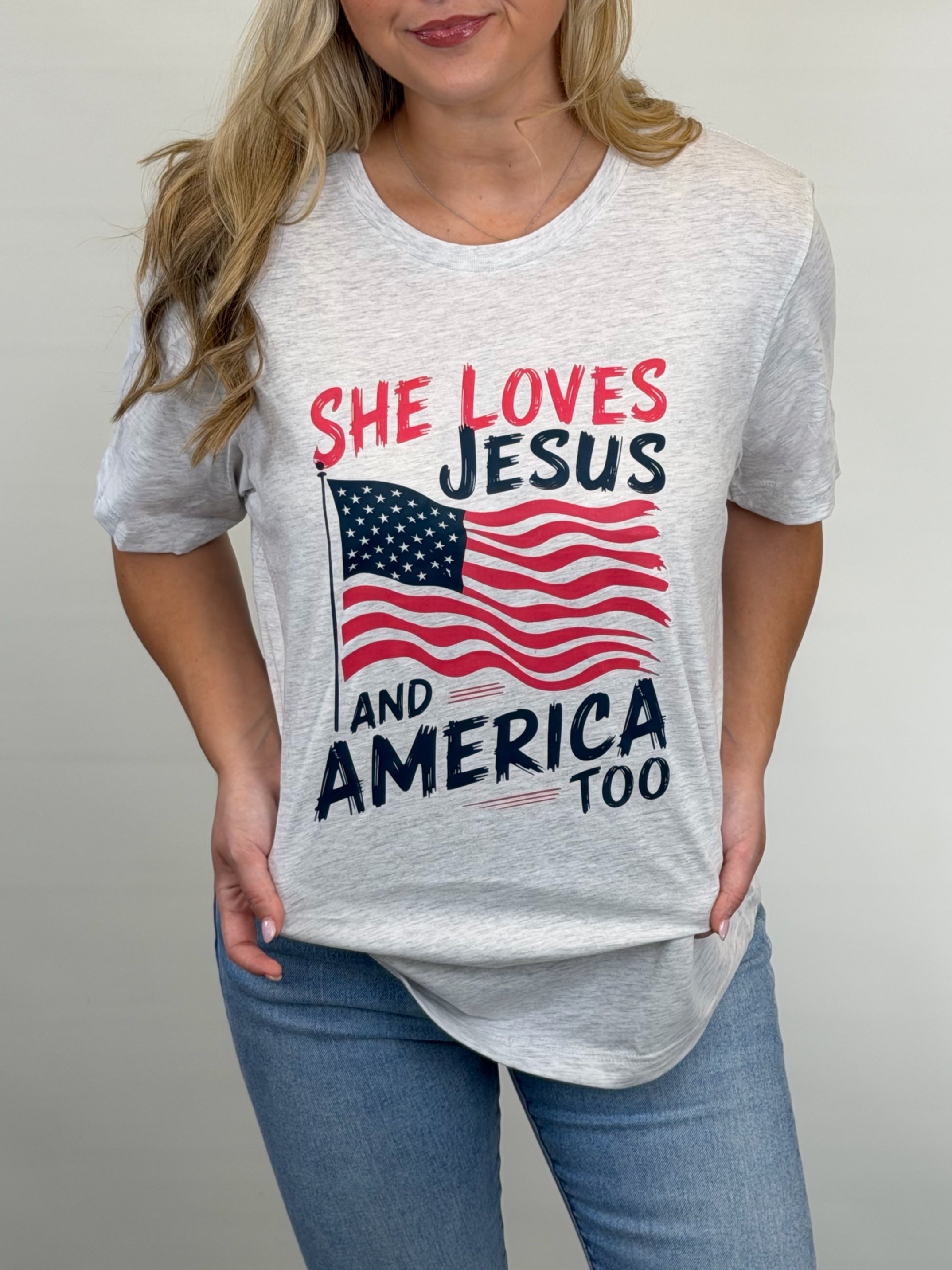 She Loves Jesus & America Too - BFF Here