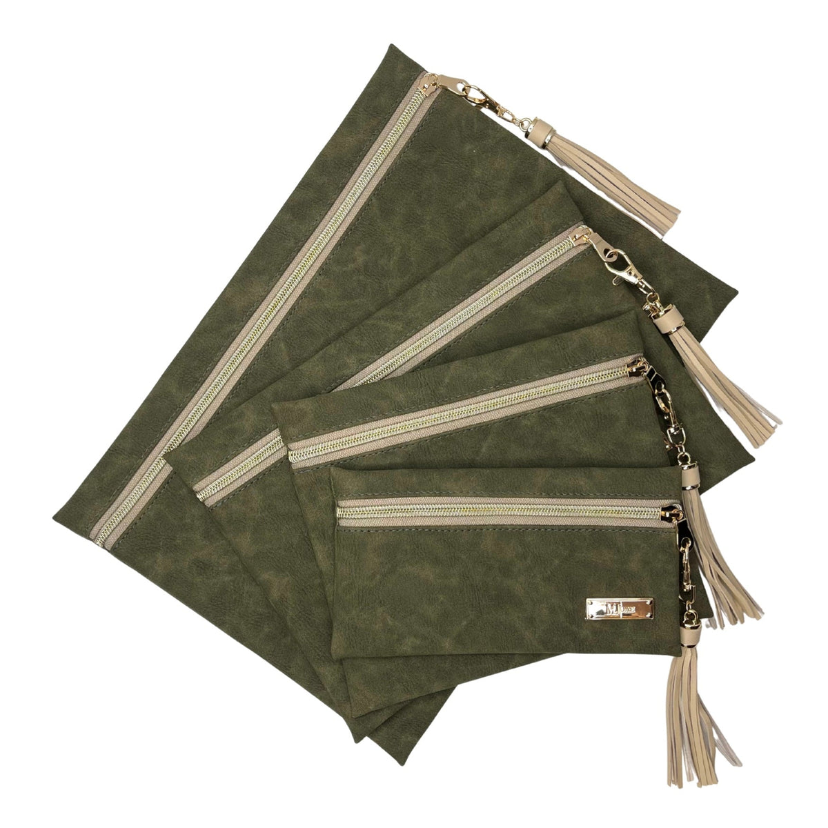PREORDER : Suede Soul Olive (ARRAY Edition) by Makeup Junkie Bags (ETA: 4-6 weeks)