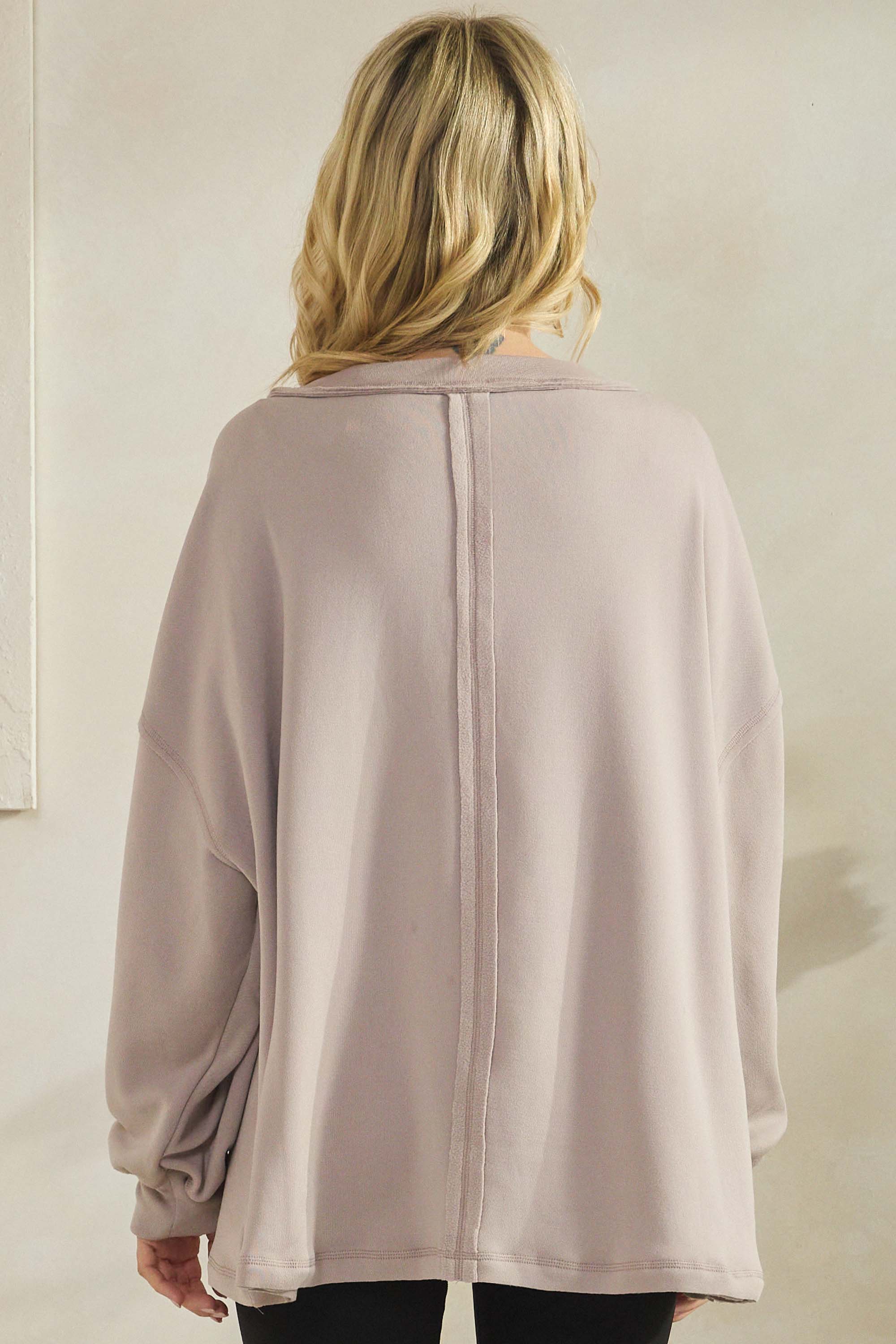 Lavender Skies V-Neck Tunic by Yelete / Array (Ships 2-3 weeks) - BFF Here