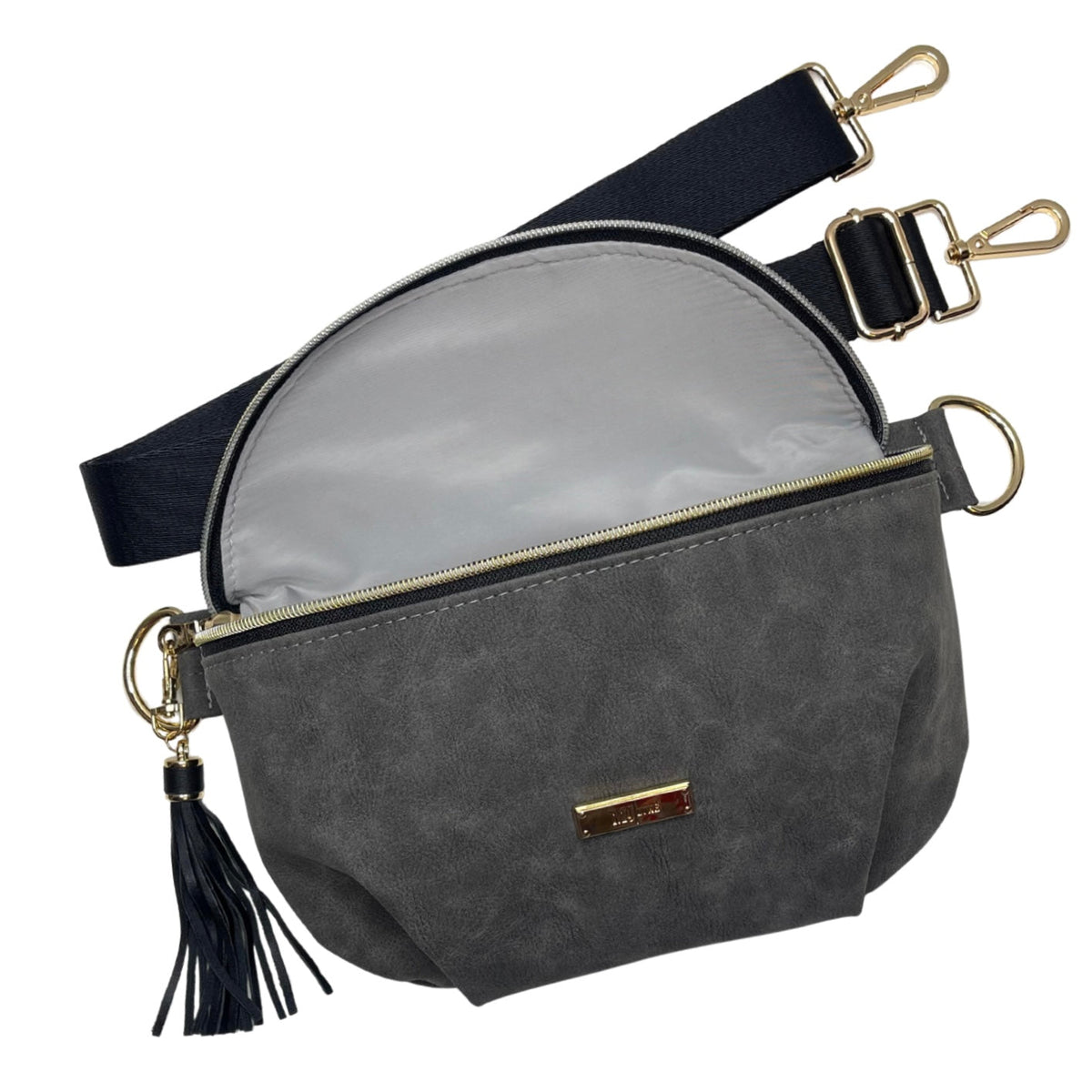 PREORDER : Suede Soul /Graphite (ARRAY Edition) by Makeup Junkie Bags (ETA: 4-6 weeks)