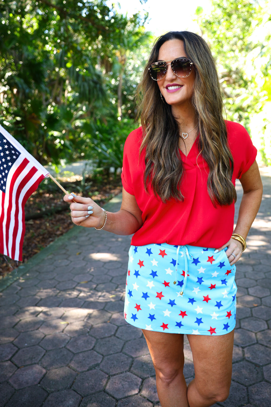 Waiting For Fireworks Skort by Jess Lea - BFF Here