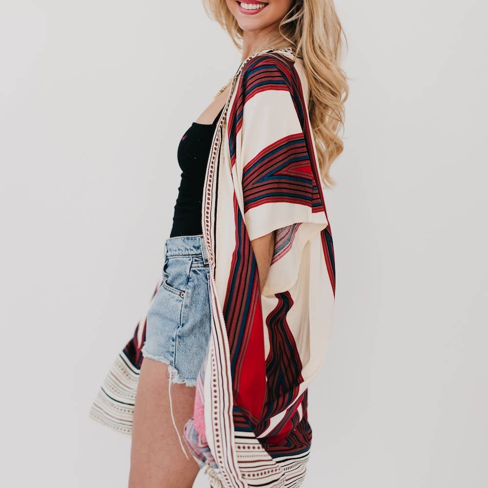 In The City Of Paradise Kimono by Pretty Simple - BFF Here