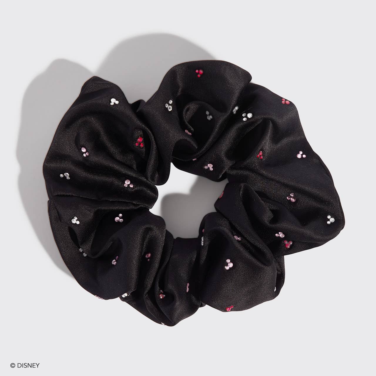 Kitsch & Mickey and Minnie Recycled Fabric Scrunchie / Black - BFF Here