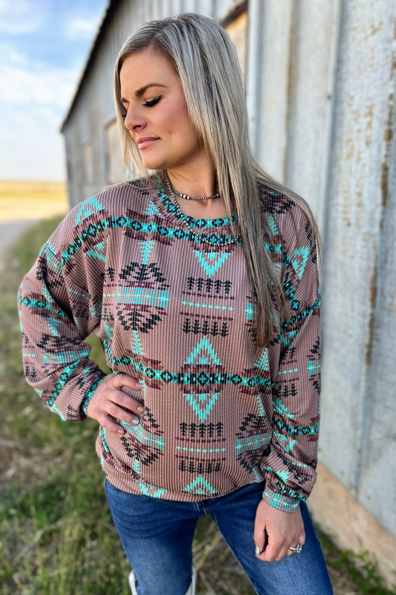 Colorado Sunset Sweater by Sterling Kreek - BFF Here