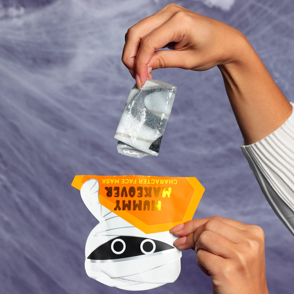 Korean Halloween Sheet Masks – Witch, Mummy, Cat  - BFF Here