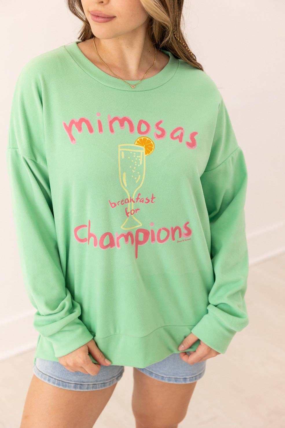 Breakfast For Champions Sweatshirt by Grace & Emma - BFF Here