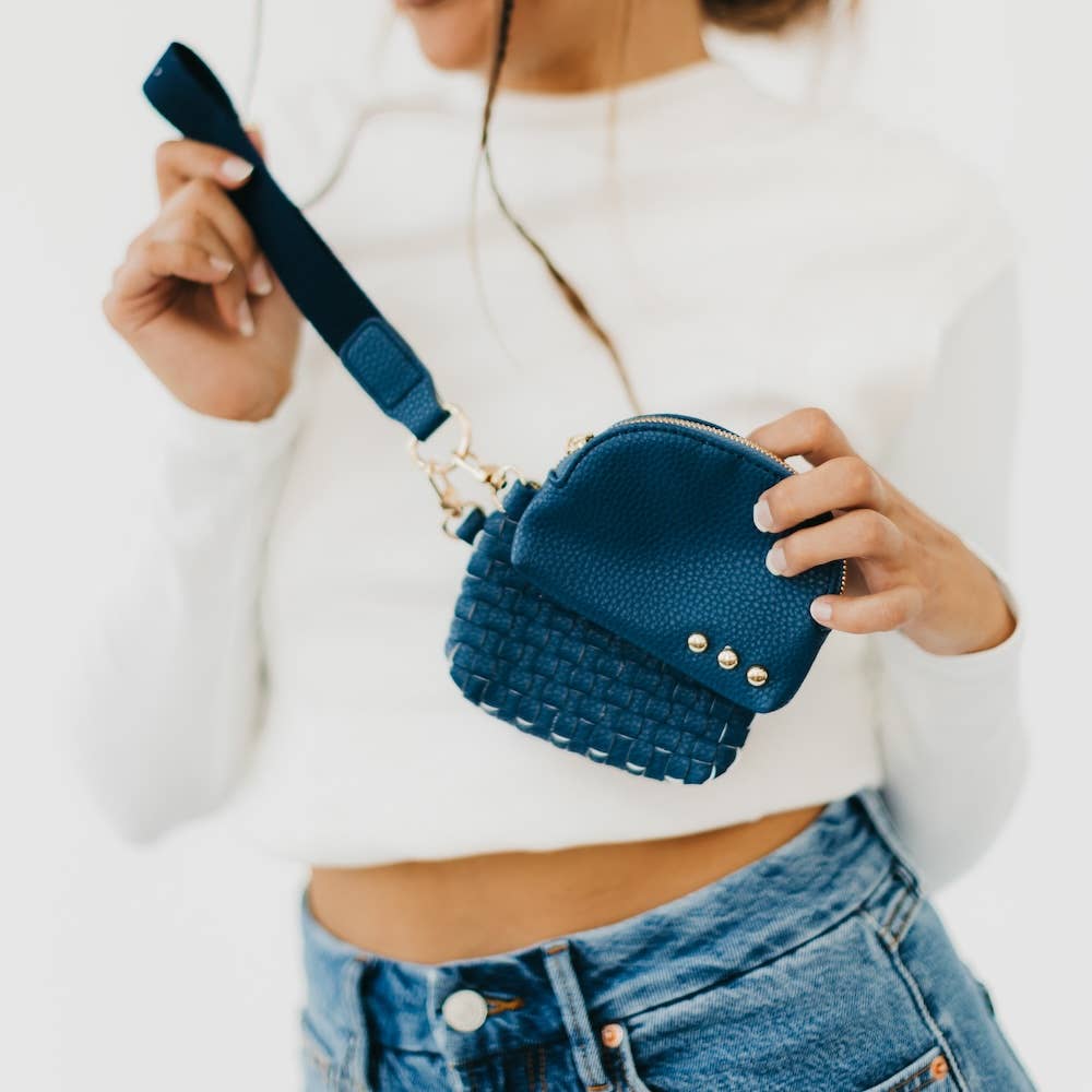 Wonderlust Woven Dual Pouch Wristlet by Pretty Simple - BFF Here