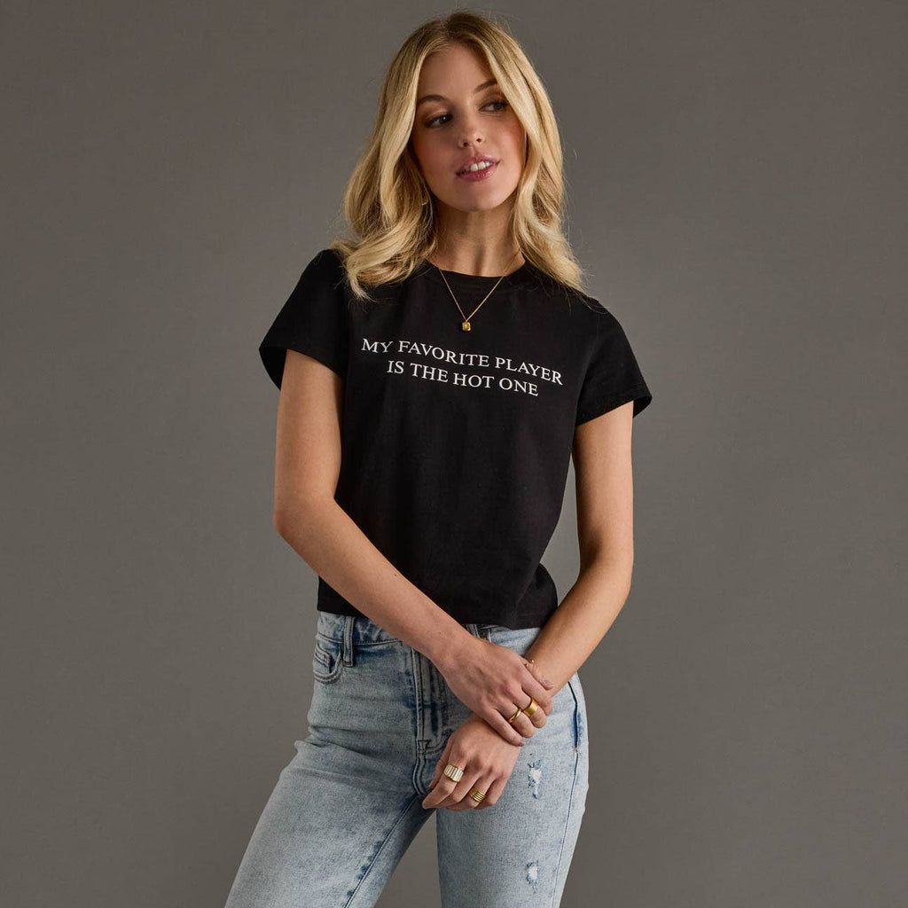 Favorite Player Baby Tee by Panache - BFF Here