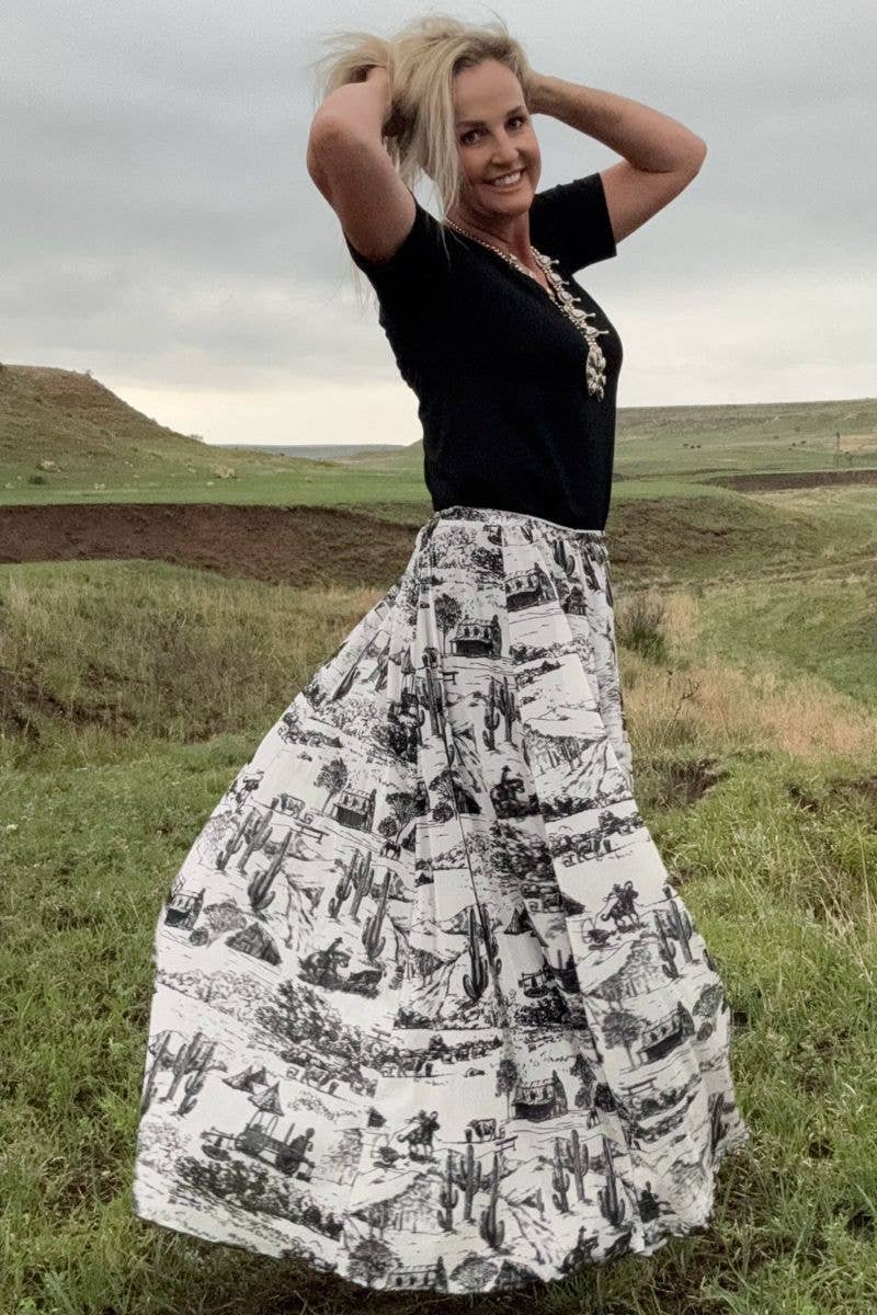 The Old Days Maxi Skirt by Sterling Kreek - BFF Here