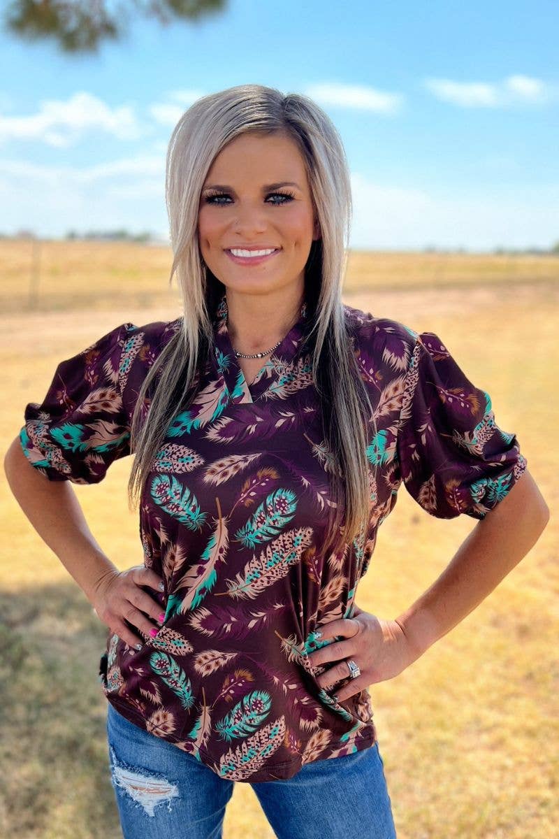 Feather Rain Top by Sterling Kreek - BFF Here