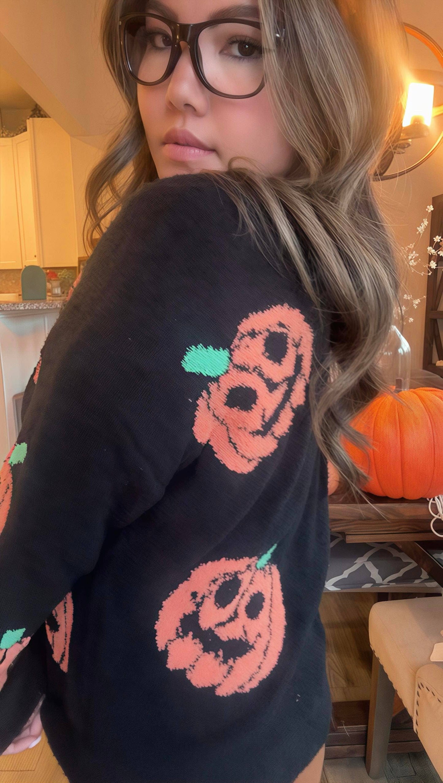 PREORDER: Paige Cloud Pumpkins Sweater by JadyK (Ships Beginning of October) - BFF Here