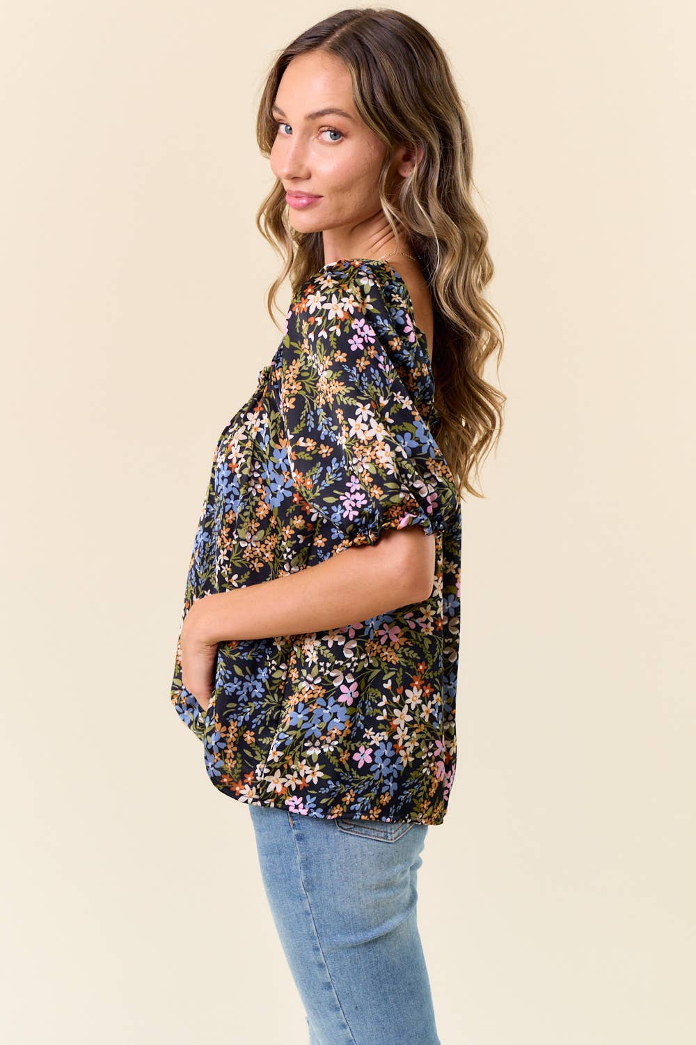 See You Soon Floral Top - BFF Here