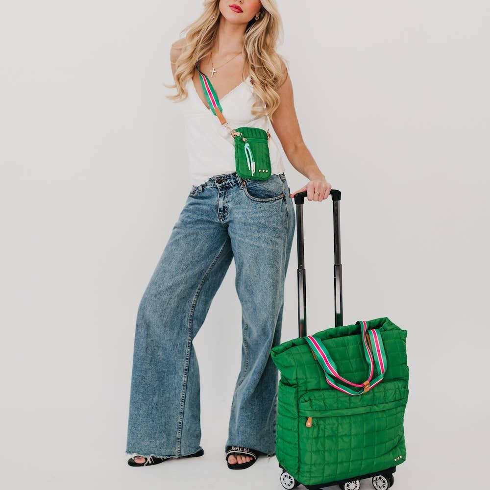 Tenley Quilted Tote Roller Bag by Pretty Simple - BFF Here