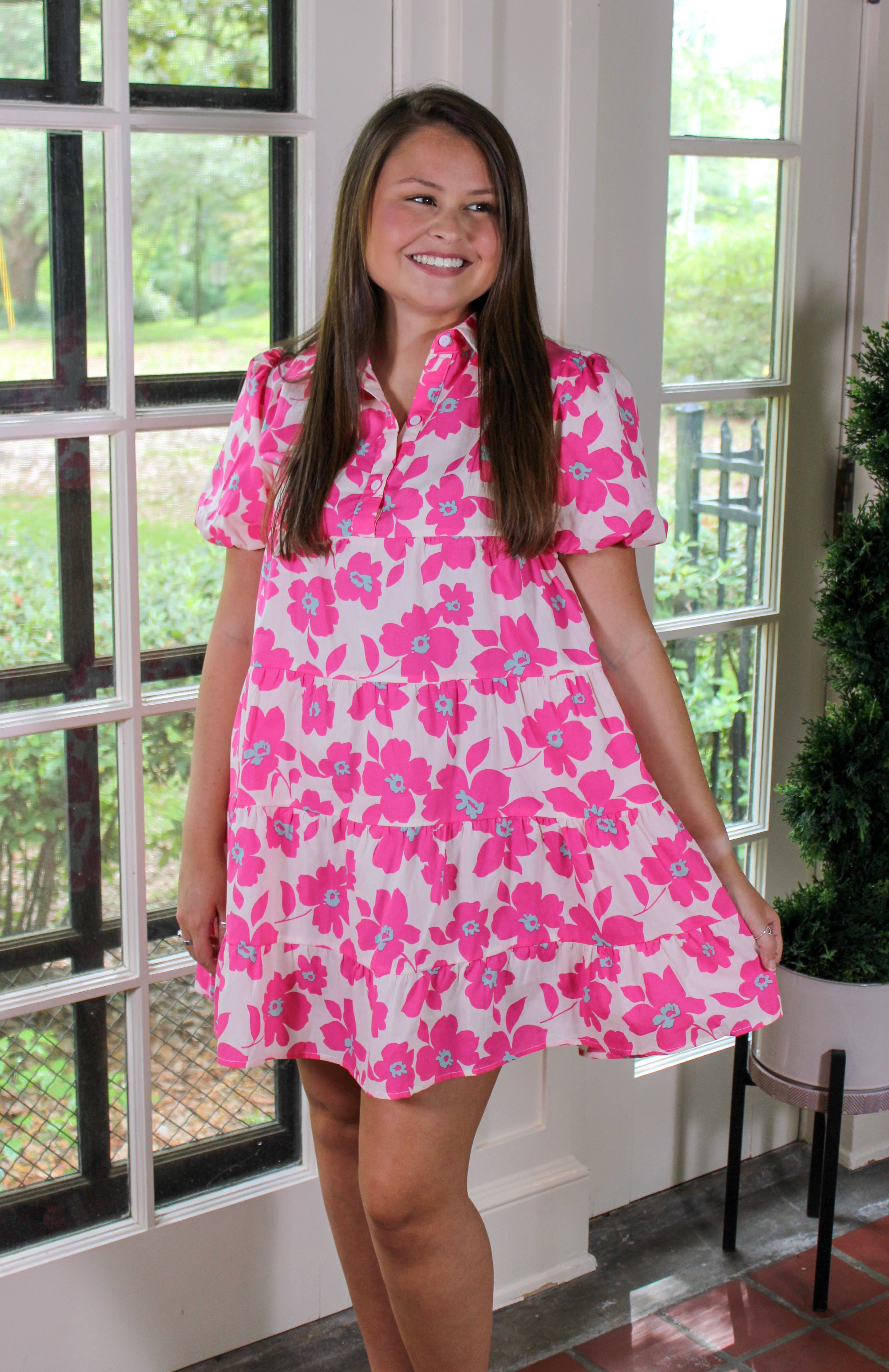 Garden Party Floral Dress - BFF Here