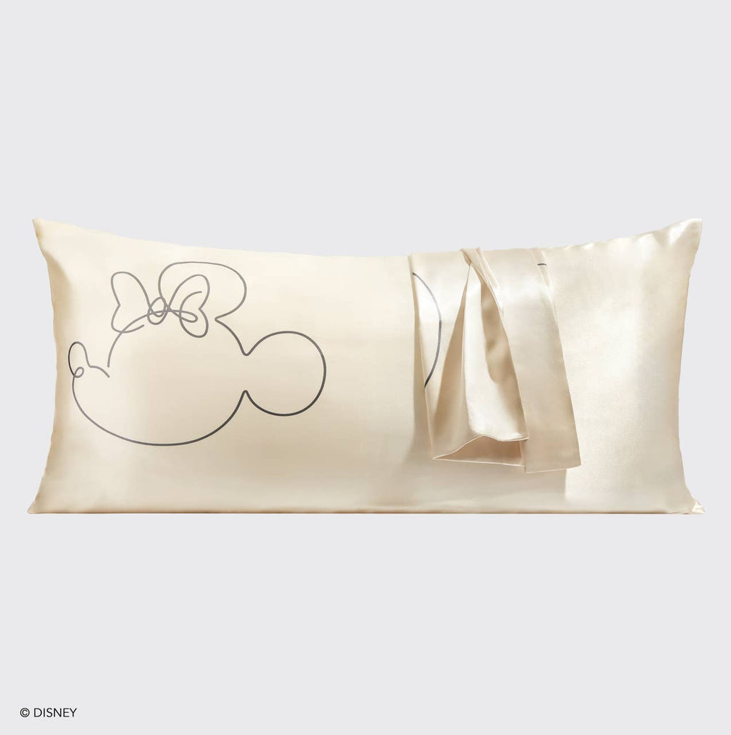 Kitsch & Mickey and Minnie Satin Pillowcase / King — Mrs. Mouse - BFF Here