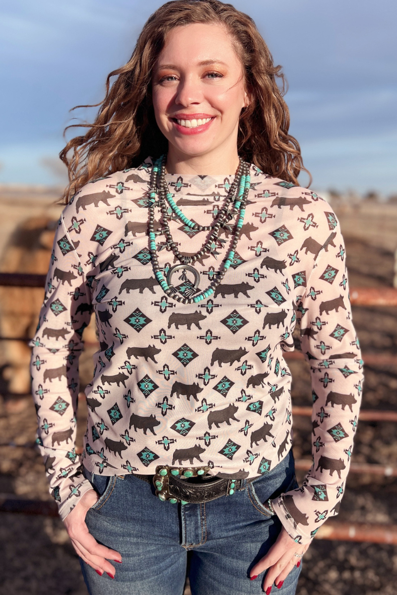 Show Me Your Pig Mesh Top by Sterling Kreek - BFF Here