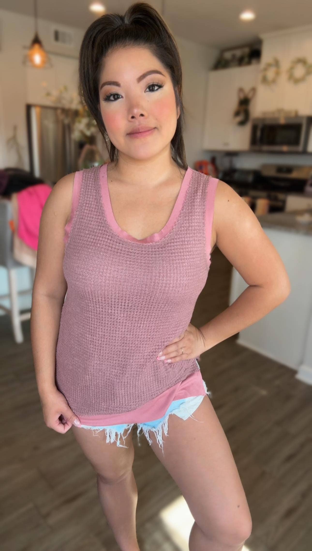 Sydney The Breezy Day Waffle Tank by JadyK - BFF Here