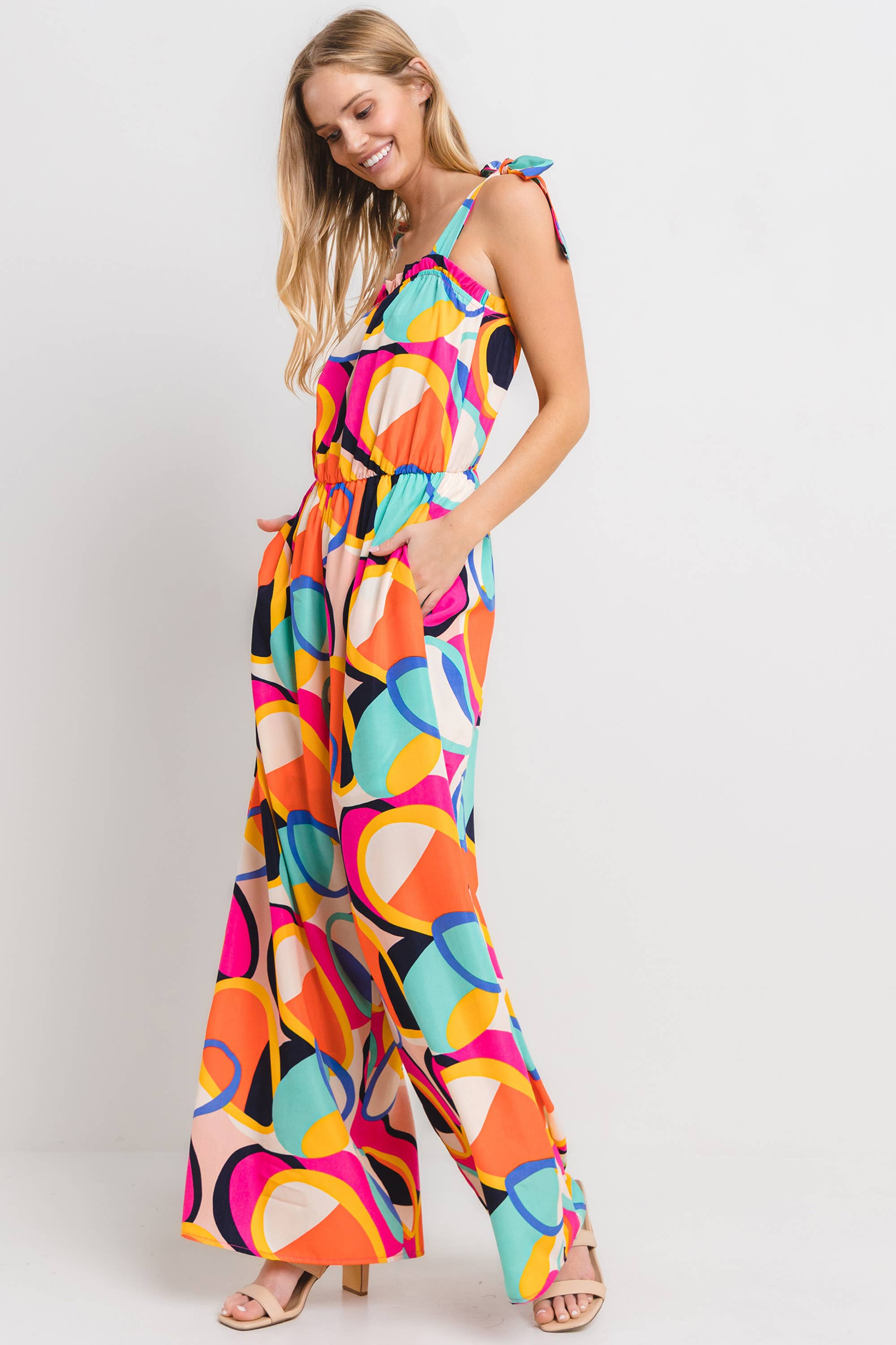 Groovy Geo Glam Jumpsuit - BFF Here