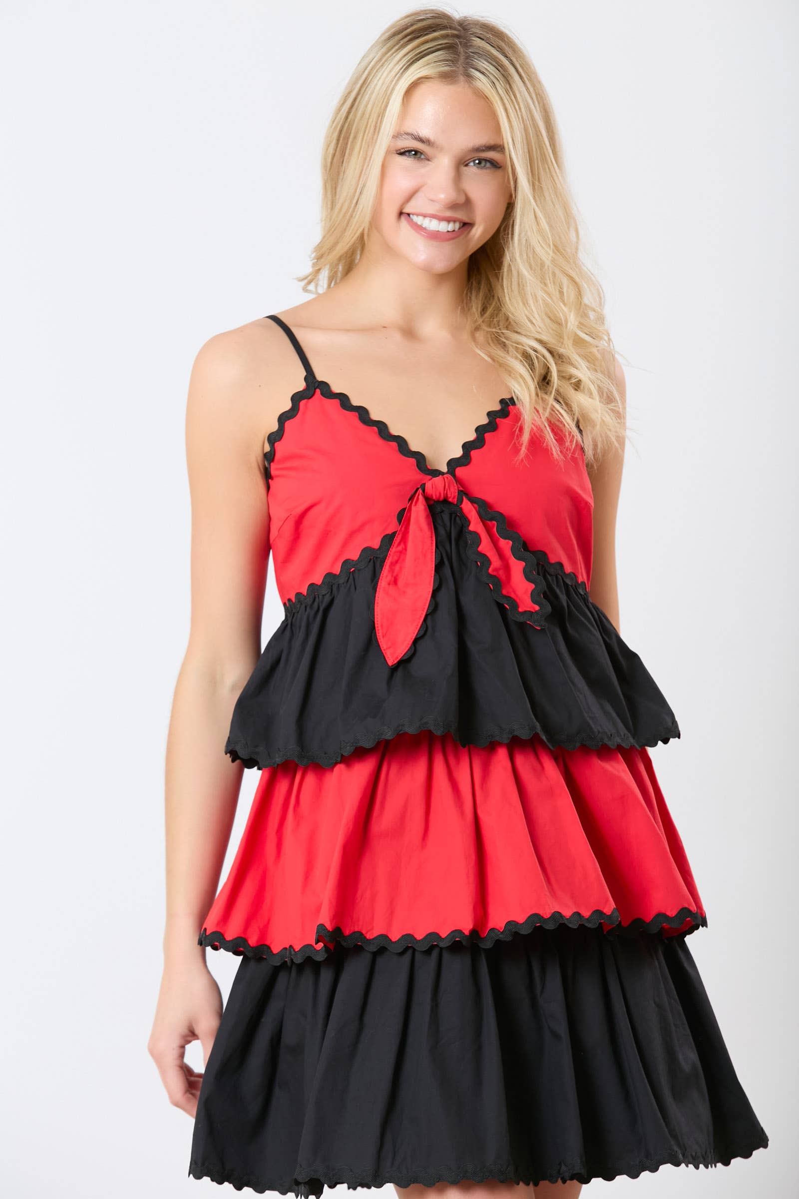 Sunshine Layers: Vibrant and Playful Tiered Dresses / Choice of Color - BFF Here