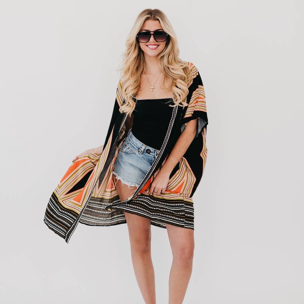 In The City Of Paradise Kimono by Pretty Simple - BFF Here