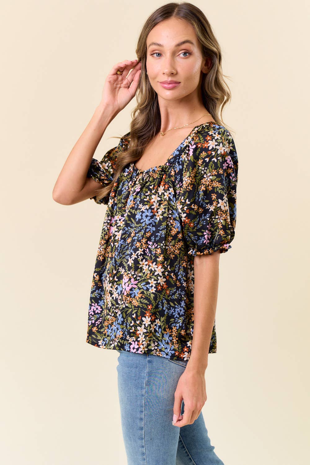 See You Soon Floral Top - BFF Here