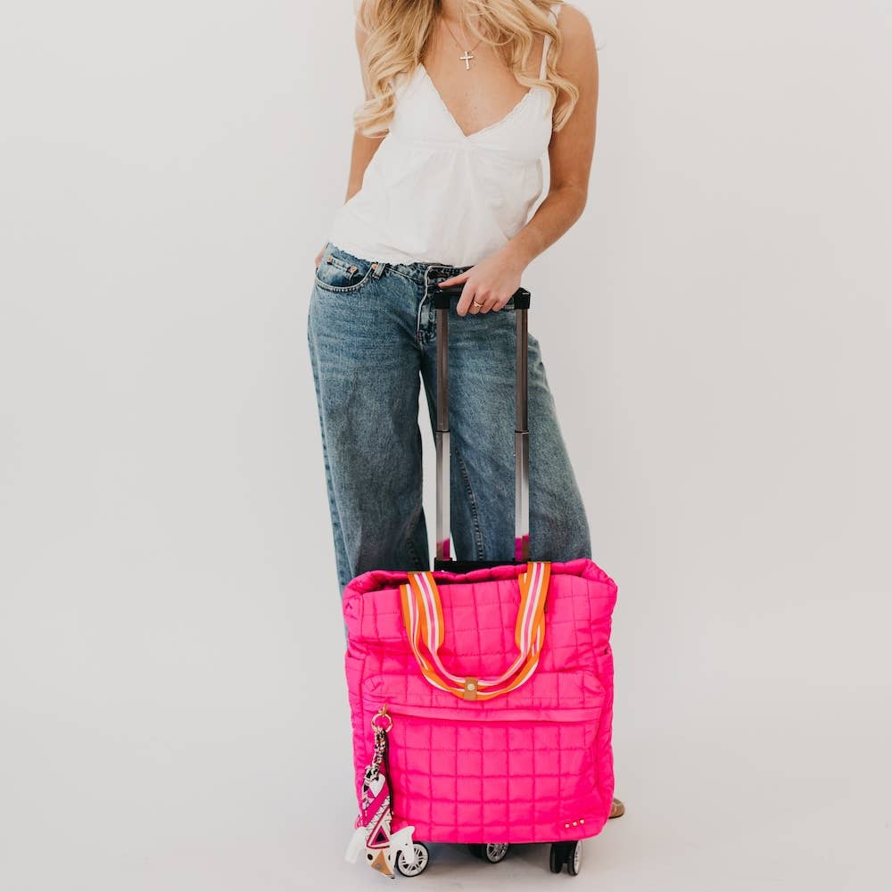 Tenley Quilted Tote Roller Bag by Pretty Simple - BFF Here