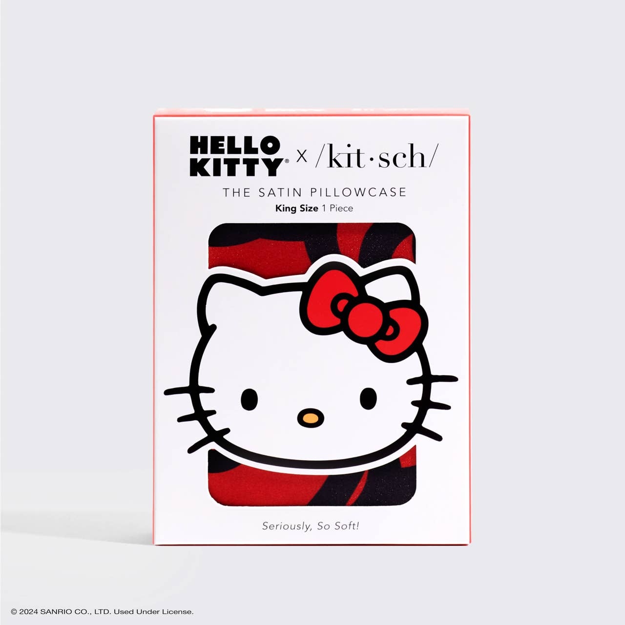 Hello Kitty x Kitsch Pillowcase King -Kitty in a Sea of Bows - BFF Here