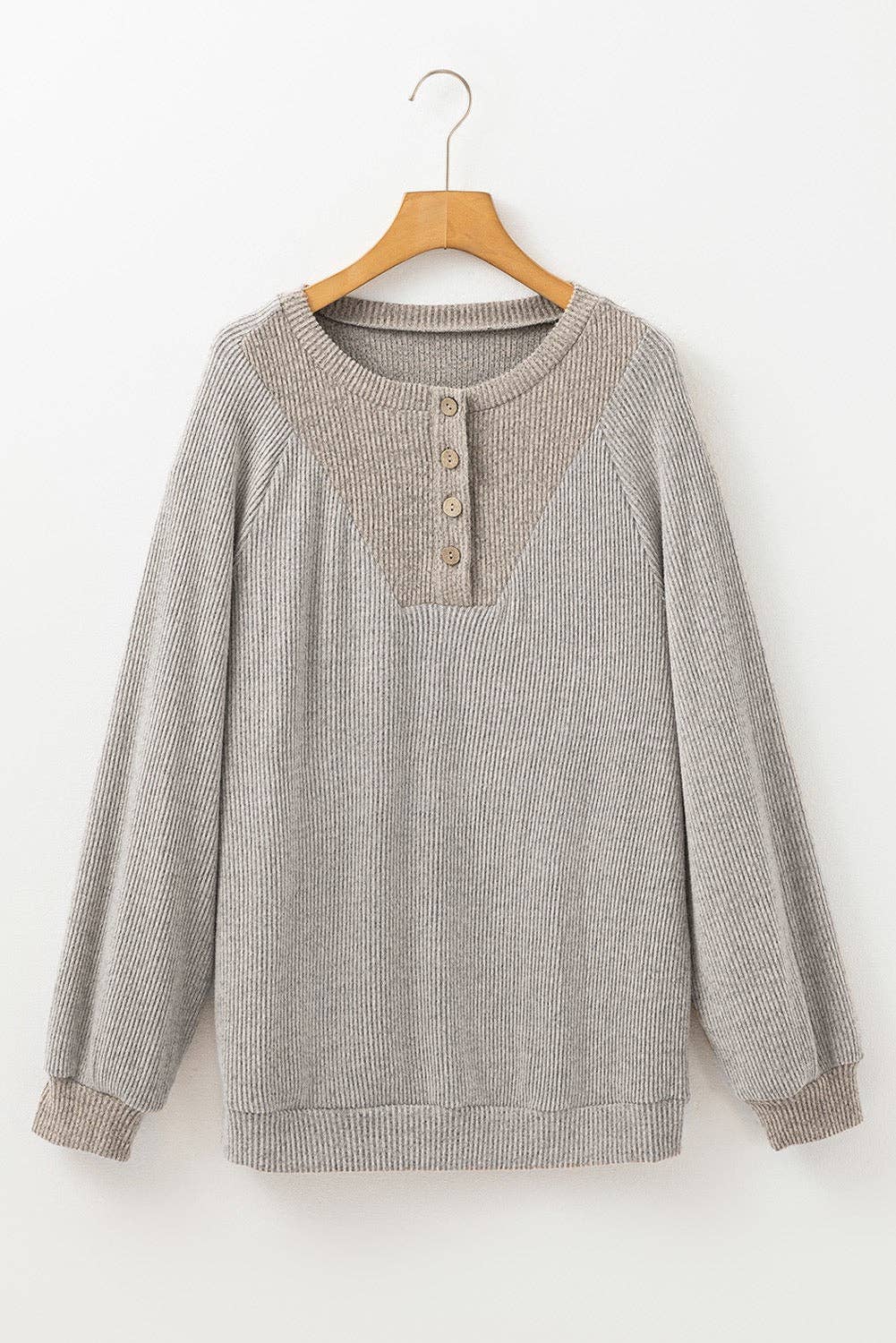 Cozy Charm Corded Pullover - BFF Here