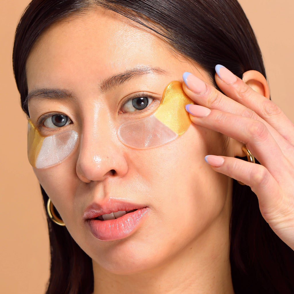 Candy Striped Anti-aging Undereye Masks - 2 in 1 Formula - BFF Here
