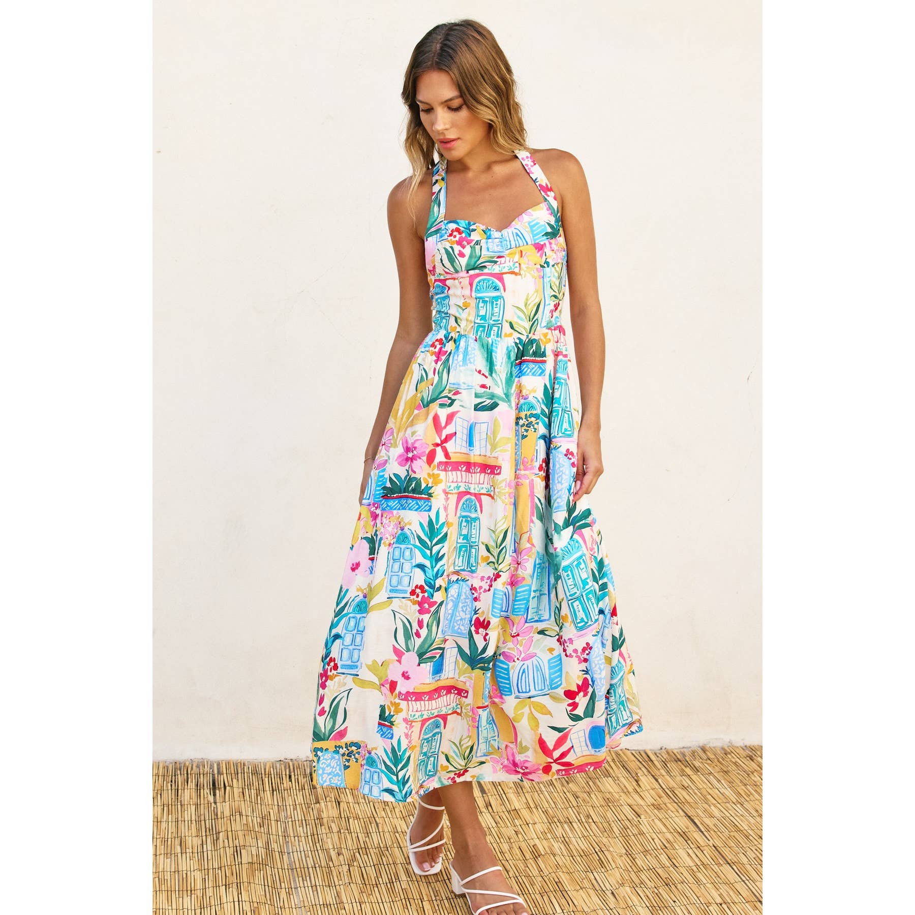 Havana Daydream Halter Dress - BFF Here