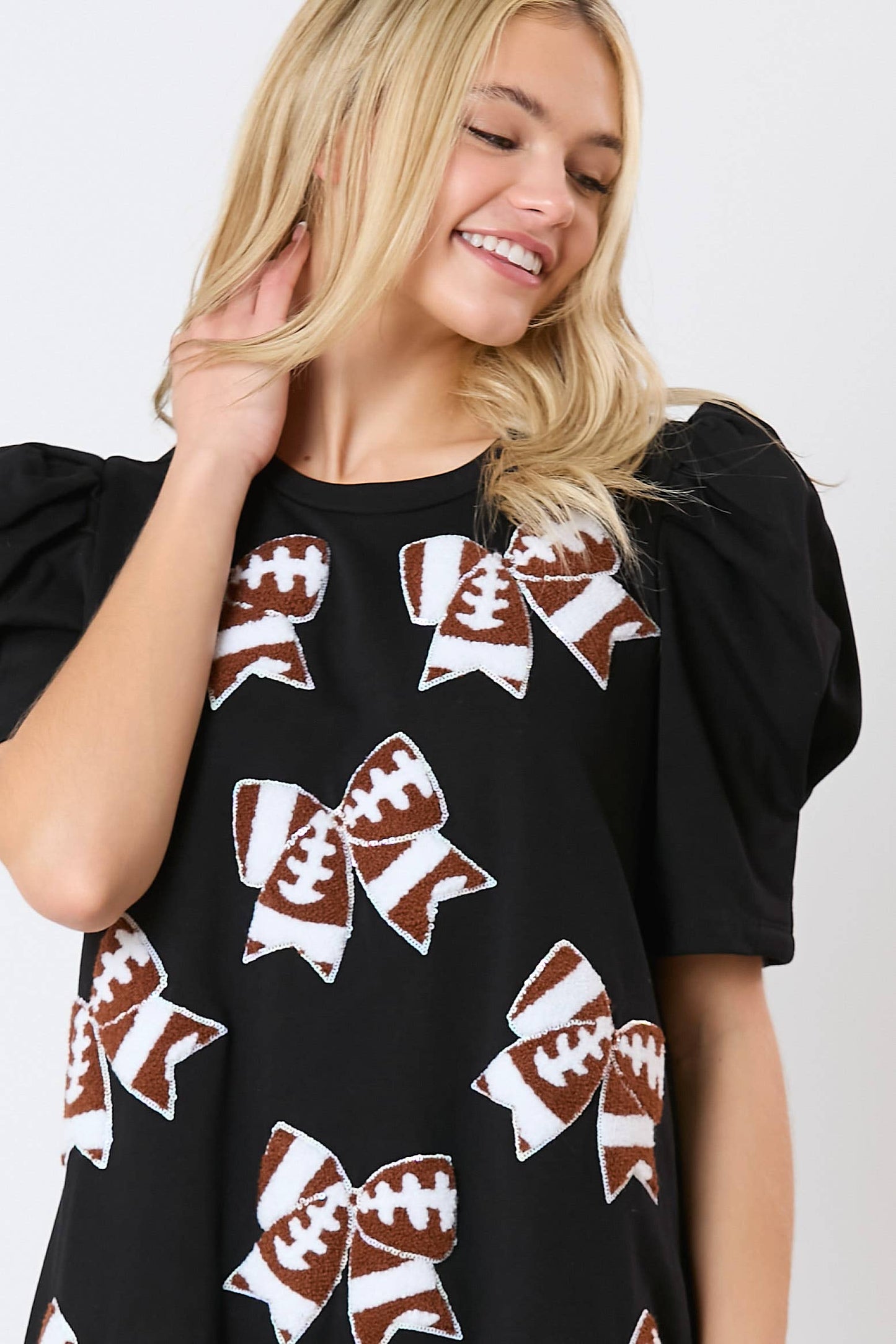 Game Day Chic: Football Bow Dress - BFF Here