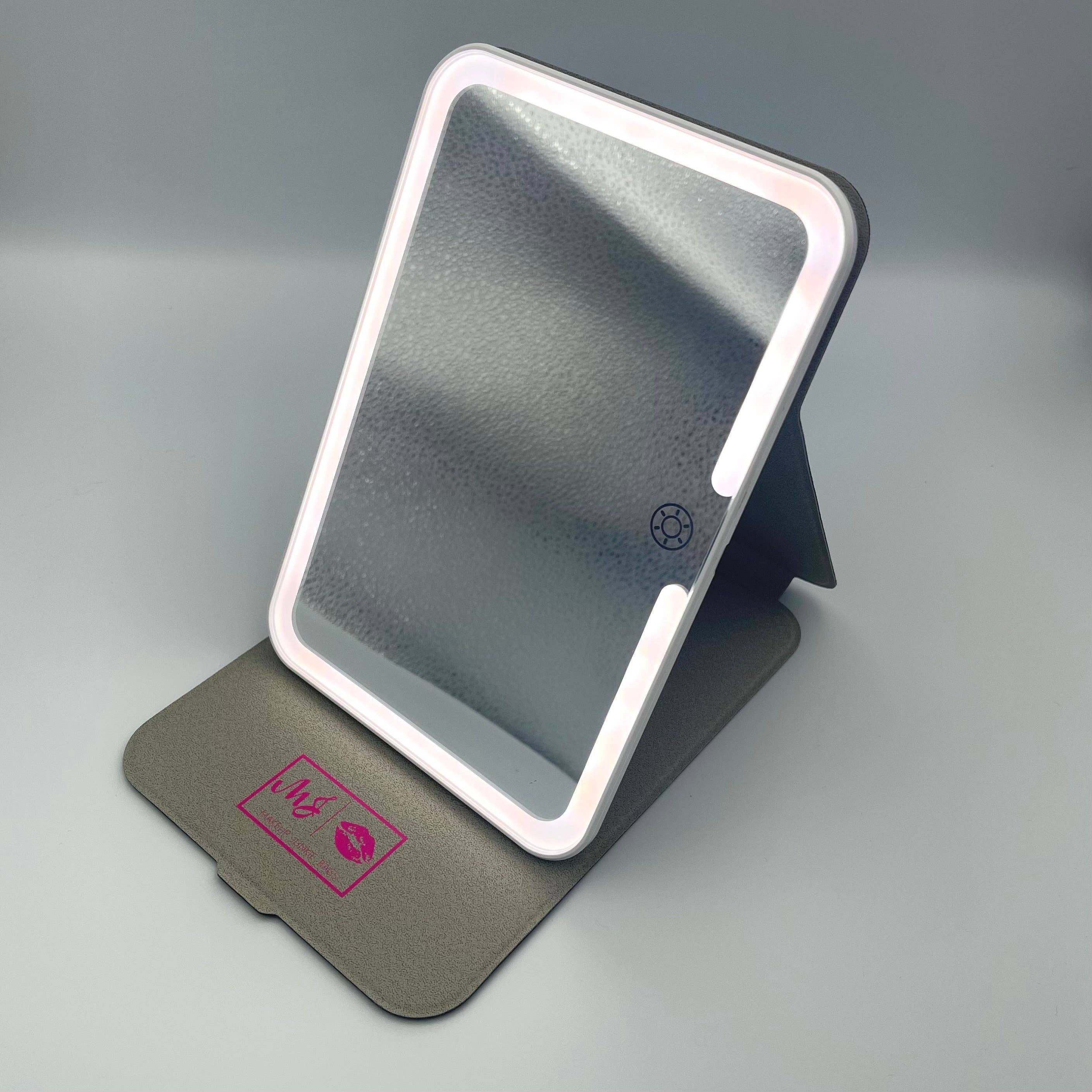 MJ Rechargeable LED Travel Mirror - BFF Here