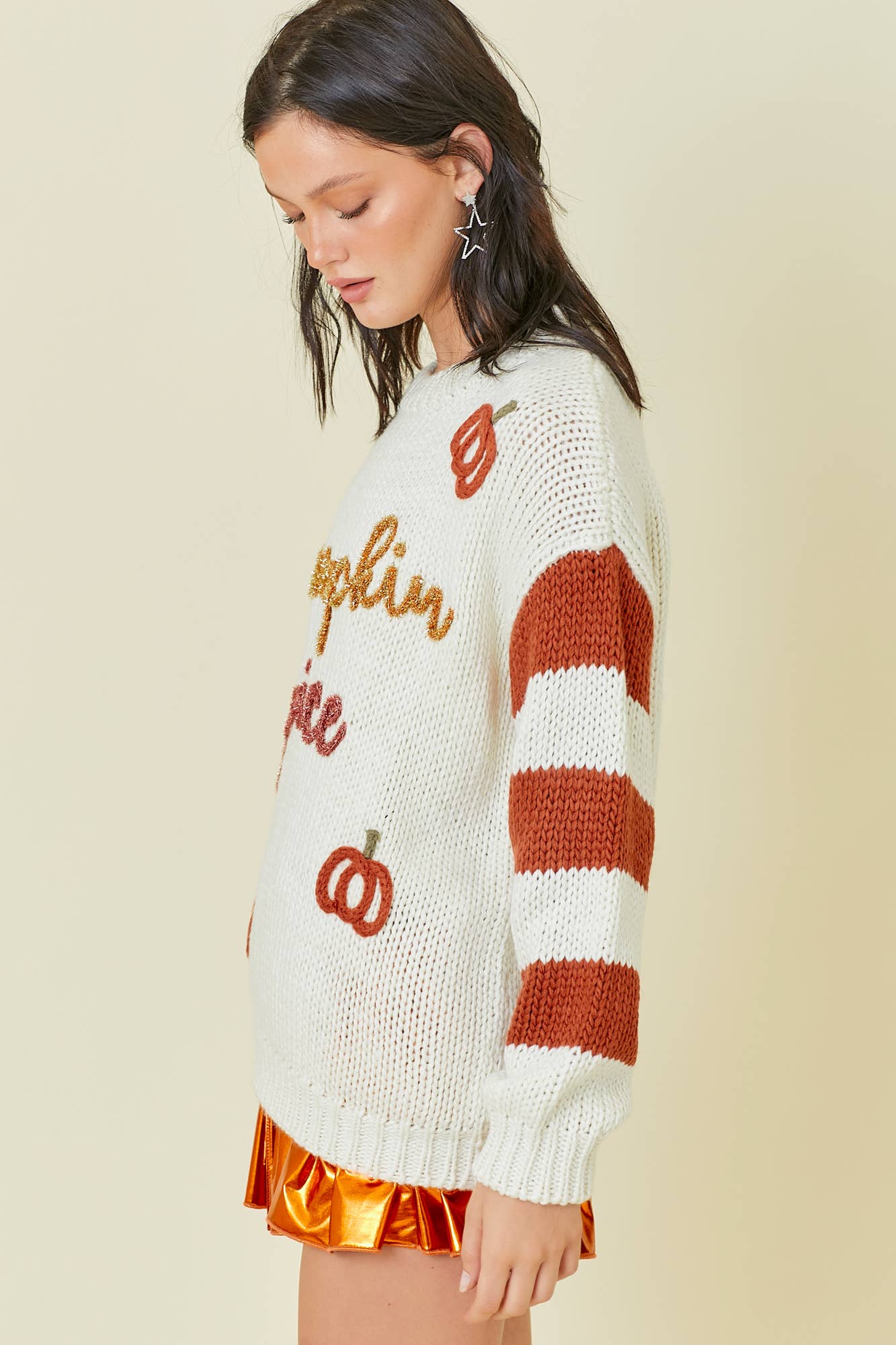 PREORDER: Cozy Pumpkin Spice Sweater ( Ships Middle of September ) - BFF Here
