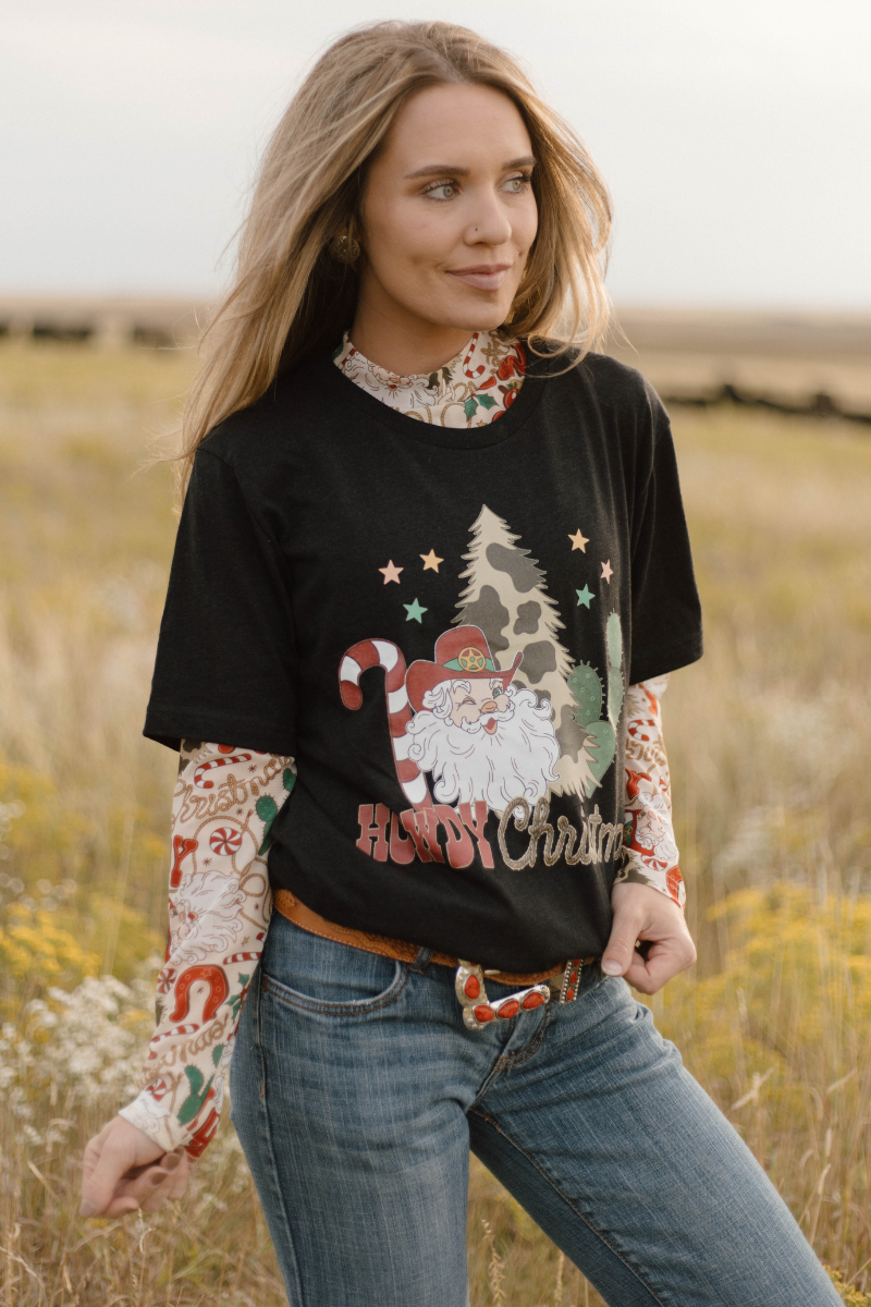 Howdy Santa Tee by Sterling Kreek - BFF Here