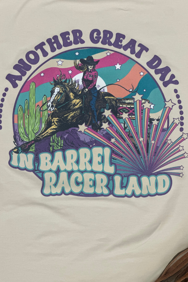 Barrel Racer Land Ringer Tee by Sterling Kreek - BFF Here