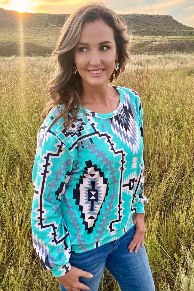 Blue Ridge Top by Sterling Kreek - BFF Here