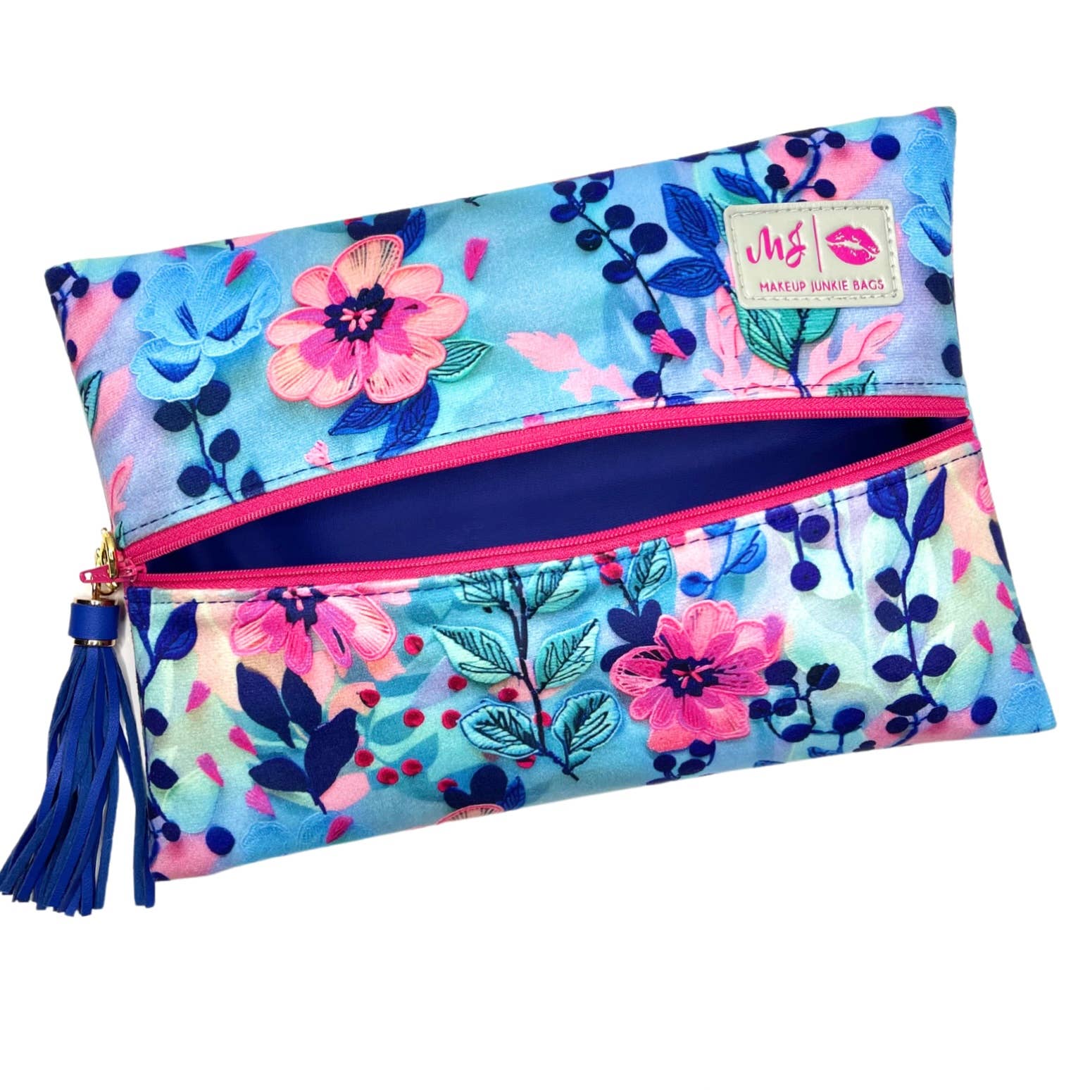 PREORDER: Blue Vine by Makeup Junkie Bags (Ships Middle of September) - BFF Here