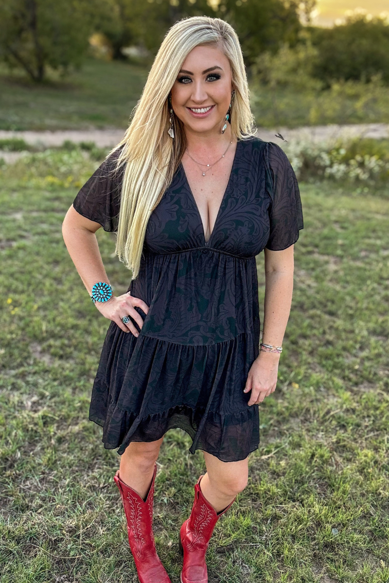 Tooled In Black Dress by Sterling Kreek - BFF Here