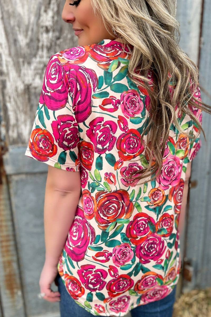 Bloom Where You're Planted Top by Sterling Kreek - BFF Here